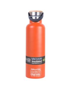 360 Degrees 750ml Stainless Steel Vacuum Insulated Drink Canteen - Orange