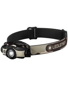 Led Lenser MH4 - 400 Lumen Rechargeable LED Outdoor Headlamp - Black & Sand