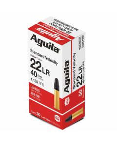 AGUILA 22LR 40GR Standard Velocity LRN Solid Ammunition 1130FPS - 500 Pack