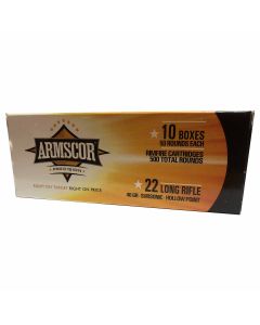 Armscor 22LR 40GR Subsonic Standard Velocity Hollow Point - 500 Pack