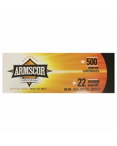 Armscor 22WMR 40GR High Velocity Jacketed Hollow Point - 50 Pack