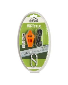 Atka Emergency Whistle With Hand Lanyard & S-Biner Clip 