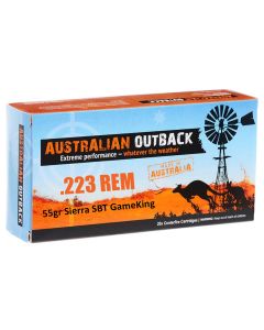 Australian Outback 223 REM 55GR Sierra SBT Gameking - 20 Pack