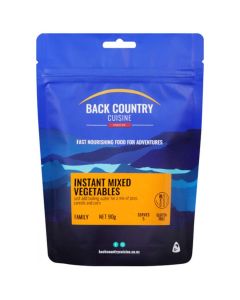 Back Country Cuisine Freeze Dried Instant Mixed Vegetables - 5 Serves