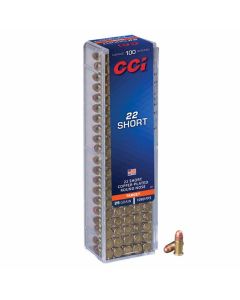 CCI 22 Short 29GR Target Standard Velocity CPRN 1080FPS - 100 Pack