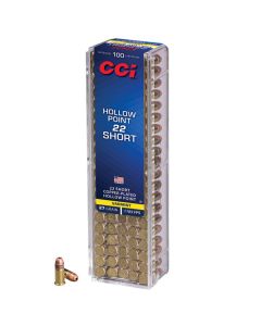 CCI 22 Short 27GR High Velocity CPHP 1105FPS - 100 Pack