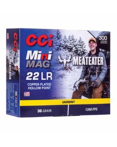 CCI 22LR 36GR Mini-Mag High Velocity Hollow Point 1260FPS - 300 Pack