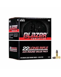 CCI Blazer 22LR 38GR High Velocity LRN Solid 1235FPS 525 Pack
