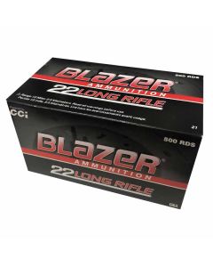 CCI Blazer 22LR 40GR High Velocity LRN Solid 1235FPS - 500 Pack