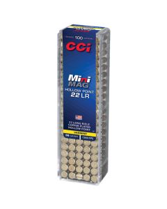 CCI 22LR 36GR Mini-Mag High Velocity Hollow Point 1260FPS - 100 Pack