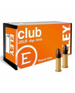 Eley 22LR 40GR Club Standard Velocity Round Nose Solid 1085FPS - 500 Pack