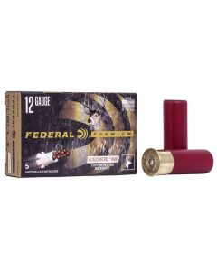 Federal 12G 00 Buck 9 Pellet Flite Control 1325FPS Cartridges - 5 Pack