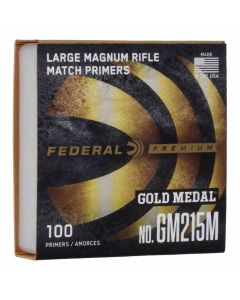 Federal Gold Medal 215M Large Rifle Magnum Match Primer - 1000 Pack