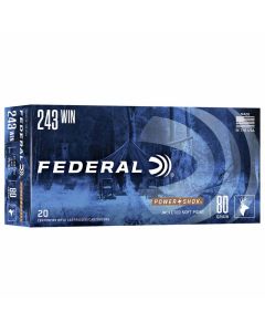 Federal 243 WIN 80GR Soft Point Power-Shok 3330FPS - 20 Pack