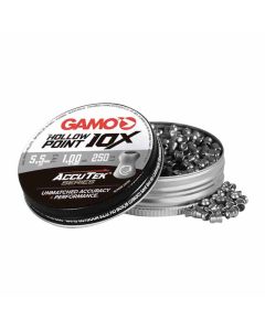 Gamo AccuTek 10X Hollow Point Air Rifle Pellets .22 cal 15.42 gr - 250 Pack