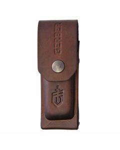 Gerber Center Drive Brown Leather Pouch