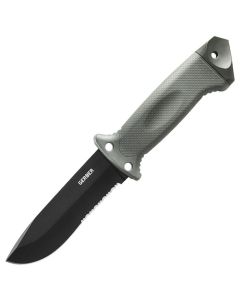 Gerber LMF II INFANTRY Partially Serrated Fixed Blade Tactical Knife - Foliage Green