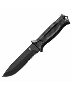 Gerber STRONGARM Serrated Fixed Blade Knife Black