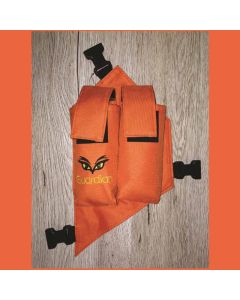 Guardian Double UHF/GPS Chest Harness Orange