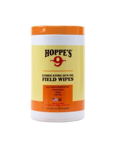 Hoppe's Lubricating Gun Oil Field Wipes With Weatherguard - 120 Pack