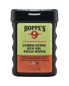 Hoppe's Lubricating Gun Oil Field Wipes With Weatherguard