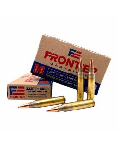 Hornady Frontier 223 Rem 68GR BTHP Match Ammunition - 20 Pack