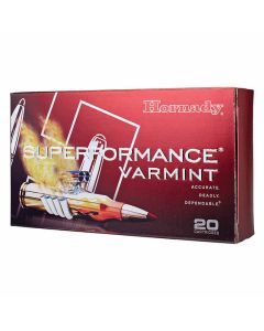Hornady Superformance Varmint 223 REM 53GR 3465FPS V-MAX Ammunition - 20 Pack
