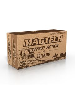 Magtech .357 MAG 158GR Lead Flat Nose Cowboy Action Ammunition - 50 Pack