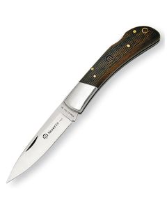 Maserin M126/1LGP Walnut Handle Folding Knife