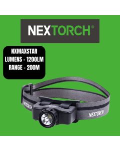 NEXTORCH Max Star 1200 Lumen LED Rechargeable Headlamp