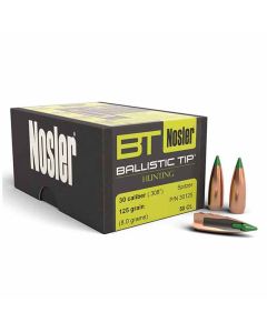 Nosler 30 Caliber 308 125GR Ballistic Tip Hunting Projectiles - 50 Pack
