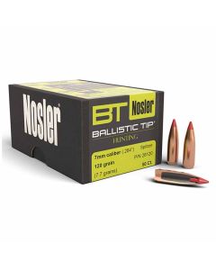 Nosler 7mm 280 Caliber 284 120GR Ballistic Tip Hunting Projectiles - 50 Pack
