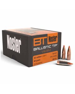 Nosler 22 Caliber 224 60GR Ballistic Tip Varmint Projectiles - 100 Pack
