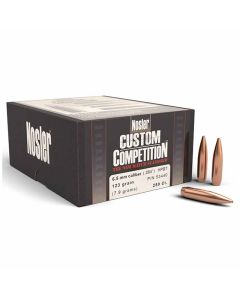 Nosler 6.5mm 260 Caliber 264 123GR HPBT Custom Comp Projectiles - 250 Pack