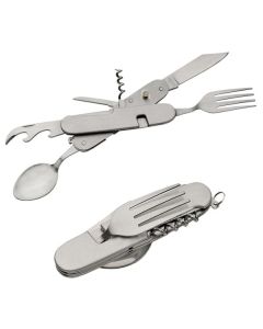 Pacific Cutlery Scout Combo Knife With Knife, Fork & Spoon