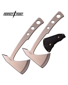 Perfect Point Twin Throwing Axe Set