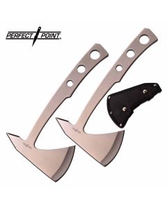 Perfect Point Twin Throwing Axe Set