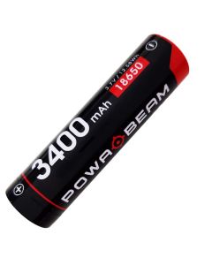 Powa Beam 3.7V 3400mAh 18650 Rechargeable Battery