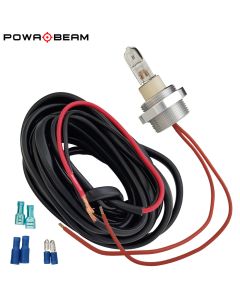 Powa Beam Adjustable Focus Quartz Halogen Bulb Kit 12V 100W Long Throw