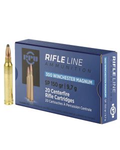 PPU 300 Win Mag 150GR Soft Point - 20 Pack