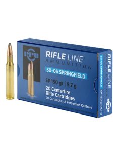 PPU 30-06 Springfield 150GR Soft Point - 20 Pack