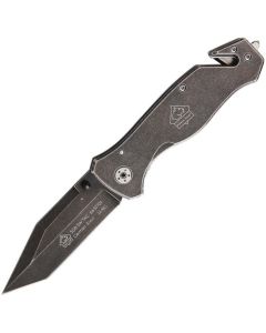 PUMA SGB Stonewashed Tactical Folding Knife With Seatbelt Cutter & Glass Breaker