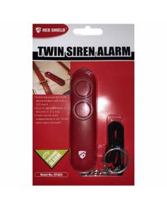 Red Shield 130db Twin Siren Personal Safety Alarm With Light