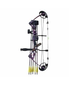 Redzone Vulture 25-45 lbs Compound Bow Package - Muddy Girl Pink Camo