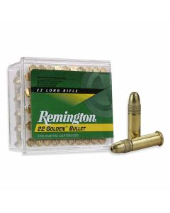 Remington 22LR 36GR HV RN Golden Bullet 1280FPS - 100 Pack
