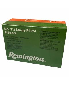 Remington No 2-1/2 Large Pistol Primer - 1000 Pack