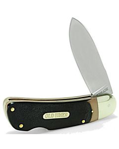 Schrade 51OT Old Timer Big Timer 1 Blade Folding Pocket Knife With Leather Sheath