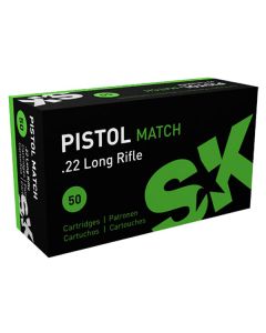 SK 22LR 40GR Pistol Match Standard Velocity Solid 1050FPS - 500 Pack