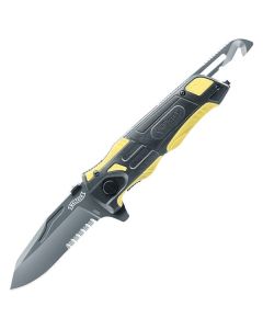 Walther Pro Rescue Folding Blade Knife Yellow