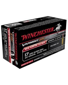 Winchester 17WSM 20GR Varmint High Velocity 3000FPS